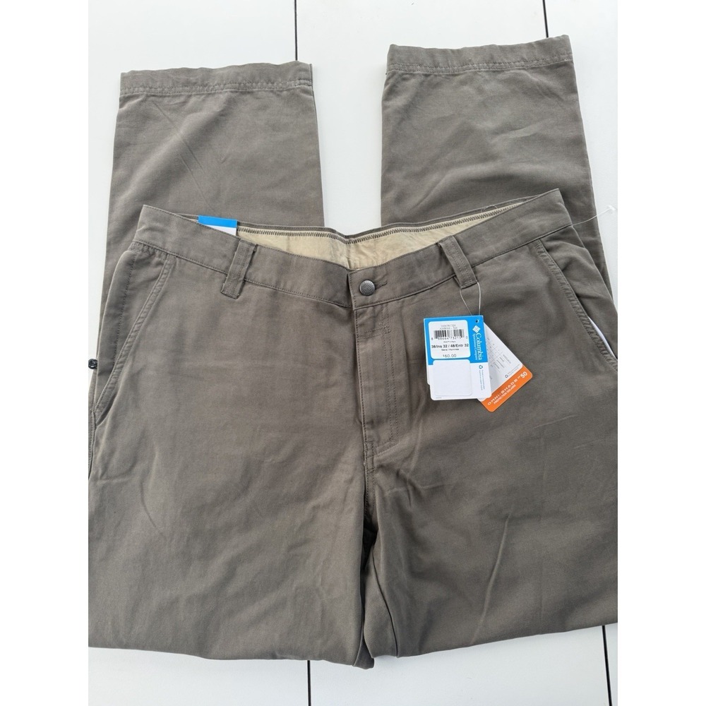 Columbia Men's Flex ROC II Pants Brown Khaki Regular 38*32 NEW Style#1666381326
